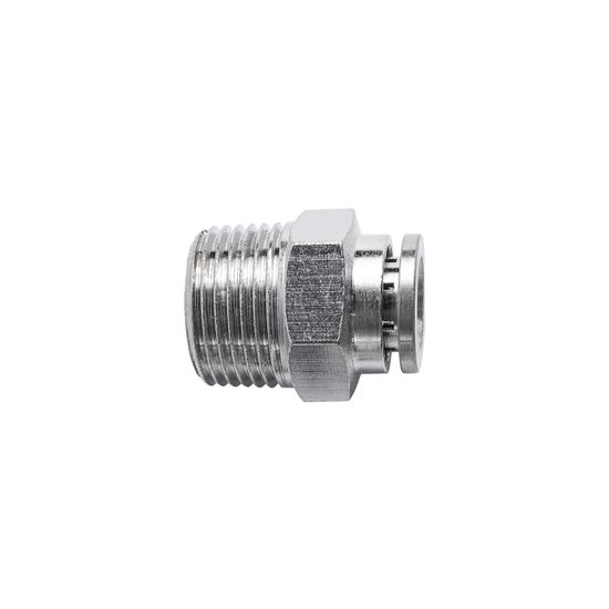 Metal Pu Fitting Straight 8mm X 3/8" M
